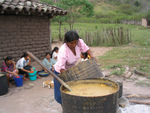 Chicha production