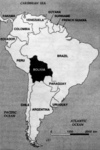 Map of South America