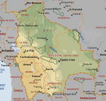 Map of Bolivia